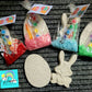 Gifts box set Big gaint Easter rabbit Egg  plaster painting party favor favours treat boy birthday gifts