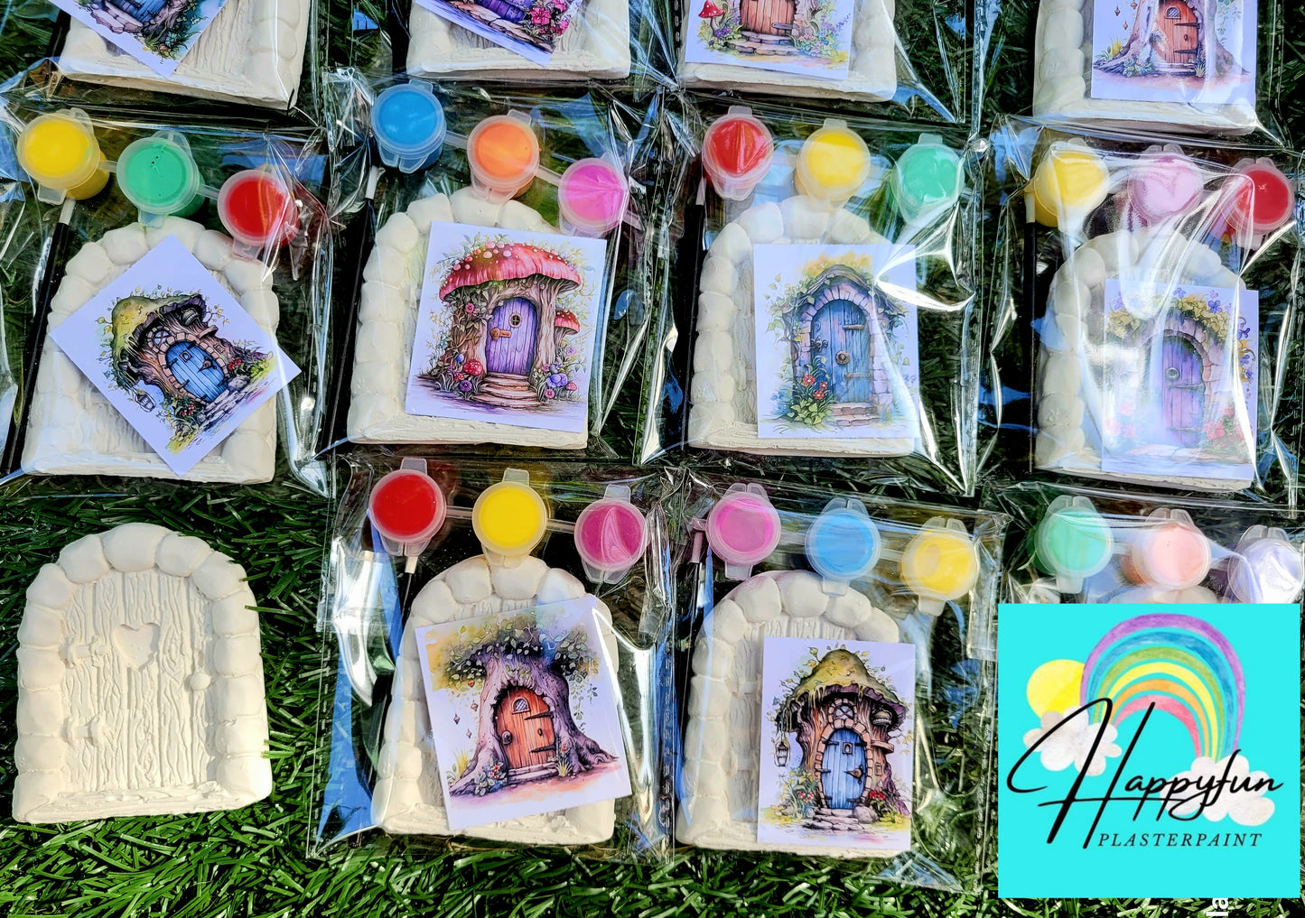 Fairy door garden princess Plaster painting Party Favours favors home decorating girl  children birthday gifts  kids art craft