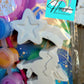 Mini Unicorn shooting star Rainbow design Plaster Painting Party favours girl birthday