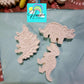 Mini fossil  Dinosaurs plaster  Painting party favor birthday gifts present art craft party favour