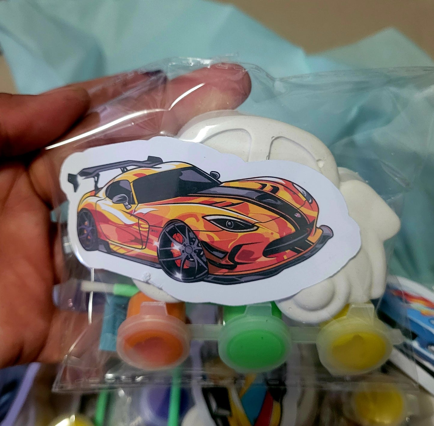 Vehicles car Construction plaster Painting  Party Favour