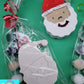 SANTA FACE Christmas ornament plasters kits   Plaster painting