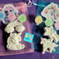 Star rainbow 2 Mini Unicorn shooting star Rainbow design Plaster Painting Party favours girl birthday