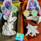 Star rainbow 2 Mini Unicorn shooting star Rainbow design Plaster Painting Party favours girl birthday