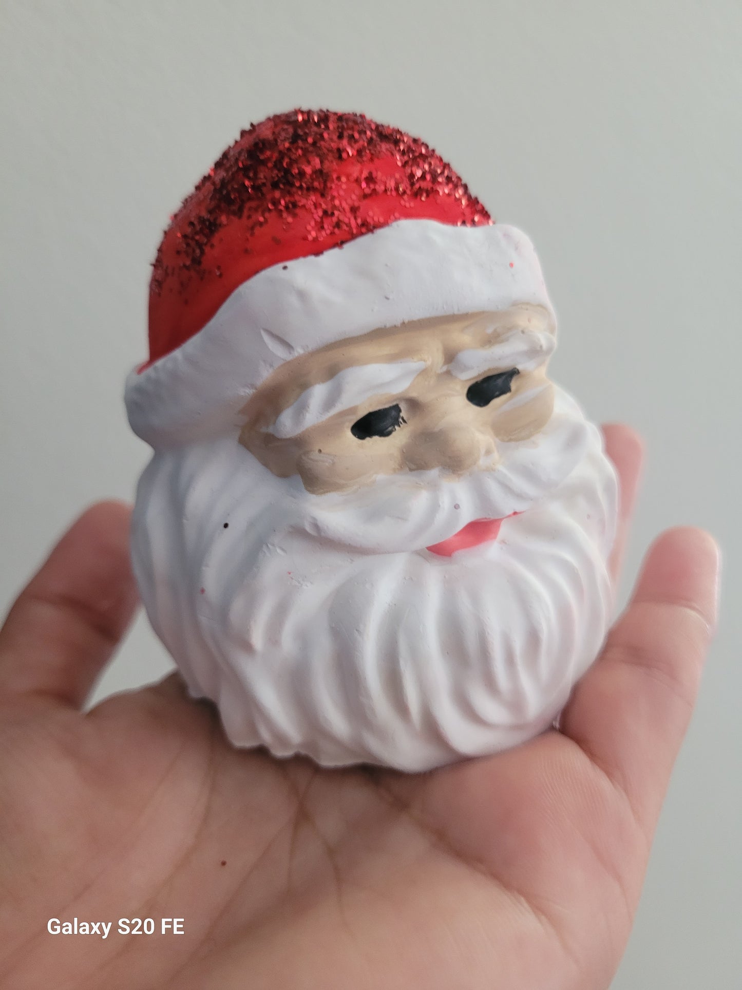 3D SANTA FACE Christmas ornament plasters kits   Plaster painting