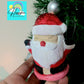 3D Santa stand Christmas  ornament plasters kits Plaster painting event school kids gift ideas present art craft