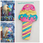 Ice cream food Wooden Food plaster Painting for girl party favours