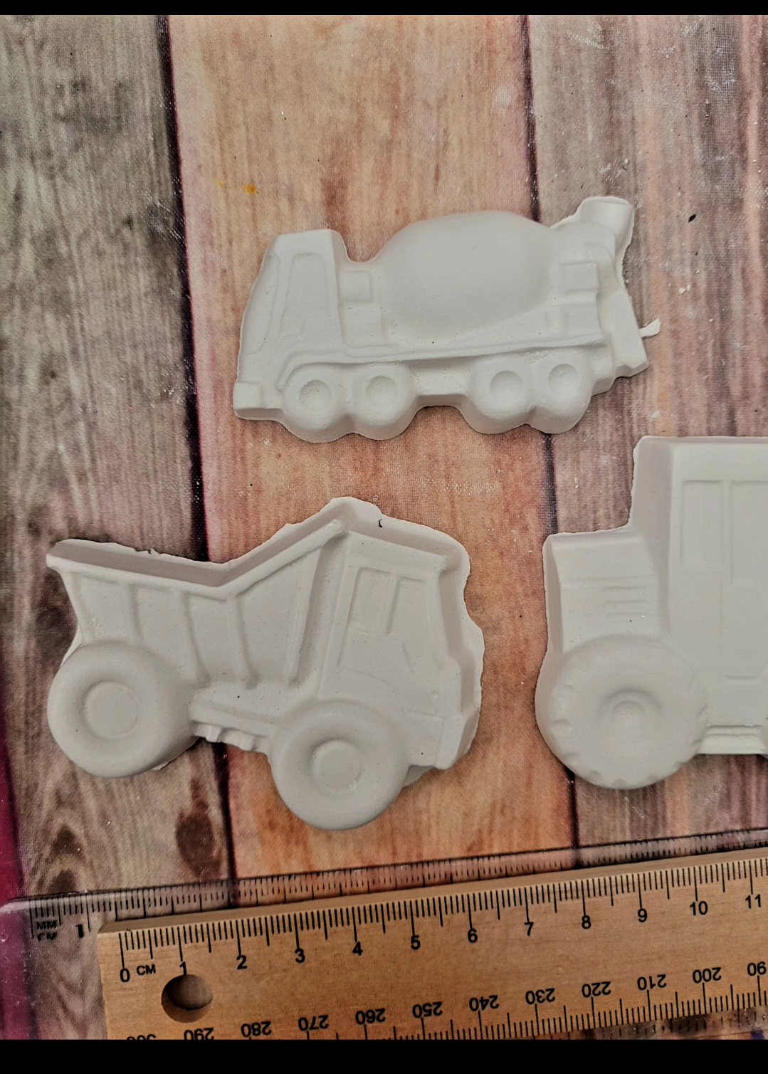 Only Plaster vehicles  car truck construction  theme Painting paint art craft Party favour birthday gifts