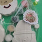 SANTA FACE Christmas ornament plasters kits   Plaster painting