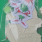 Grinch  SANTA Elf  FACE Christmas ornament plasters kits   Plaster painting