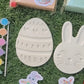 Gift box  Big size  Easter rabbit Egg plaster painting party favor favours treat boy birthday gifts