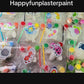 Bulk Butterfly animals party favoursladybug dragon fly animal plaster Painting for girl