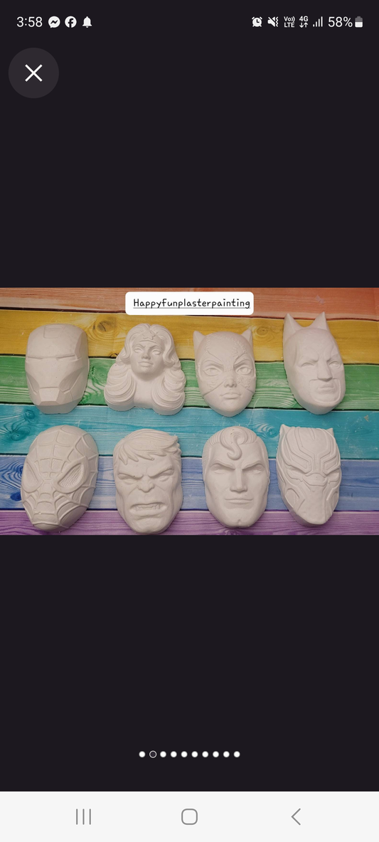 only plaster Super hero