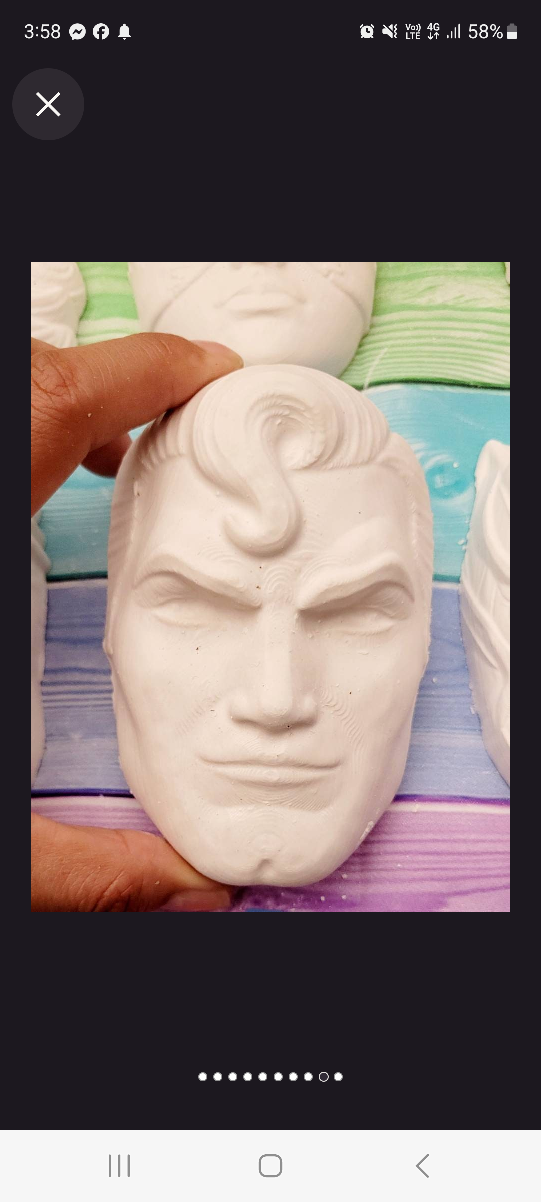 only plaster Super hero