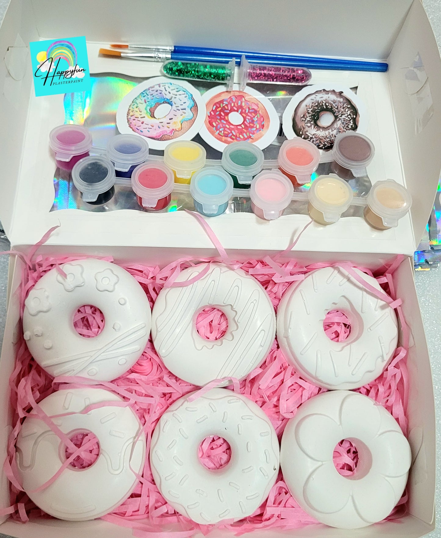 Girl gift pack  Plaster Painting donuts cake candy food  birthday favours gifts present gift set