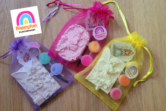 Fairy princess garden flower   Plaster painting Pary favour birthday gifts  kids art craft