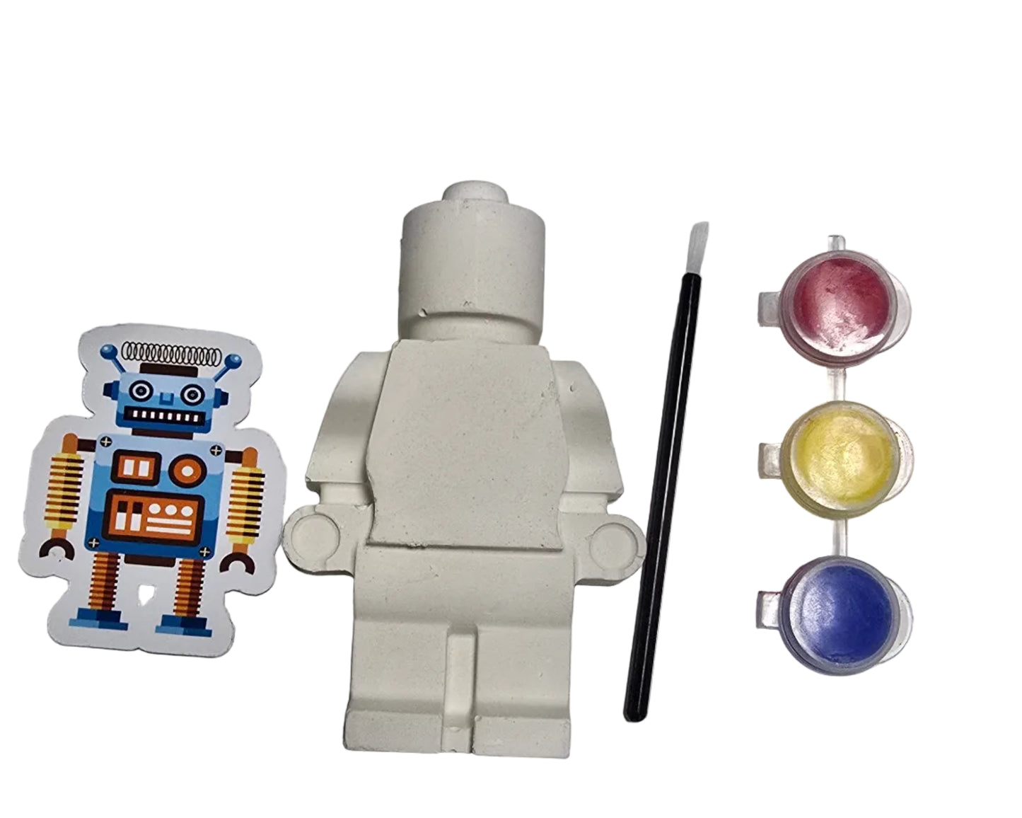 Robot lego plaster Painting party favours birthday gifts for birthday boy party favors