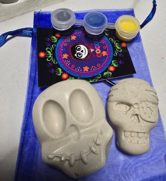 Skull plasters painting kits