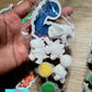 4 Mini dinosaurs  Plaster Painting party favour for birthday gifts return sticker facors home decor party kids children