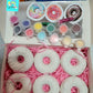 Girl gift pack  Plaster Painting donuts cake candy food  birthday favours gifts present gift set