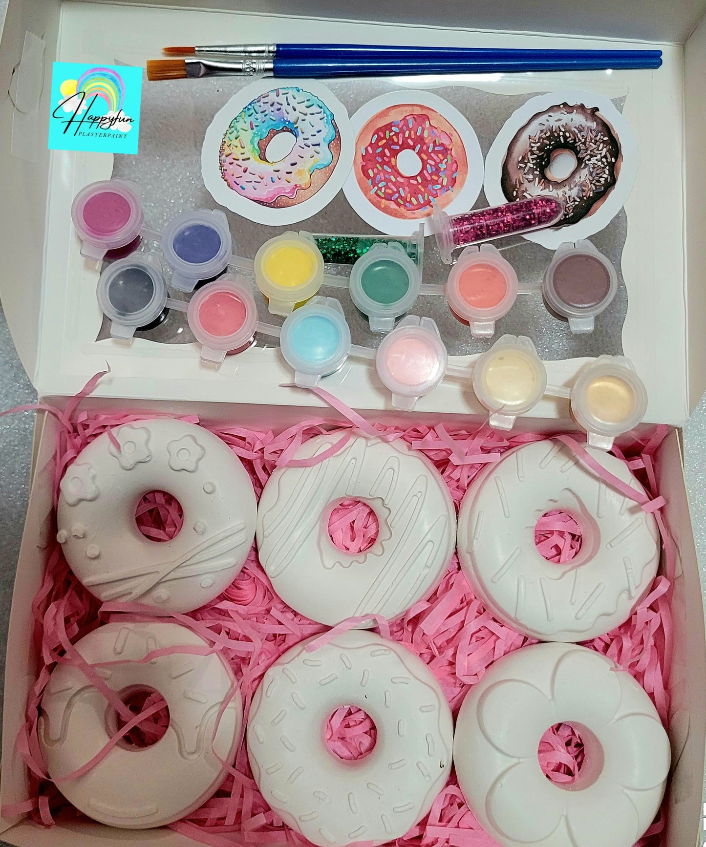 Girl gift pack  Plaster Painting donuts cake candy food  birthday favours gifts present gift set