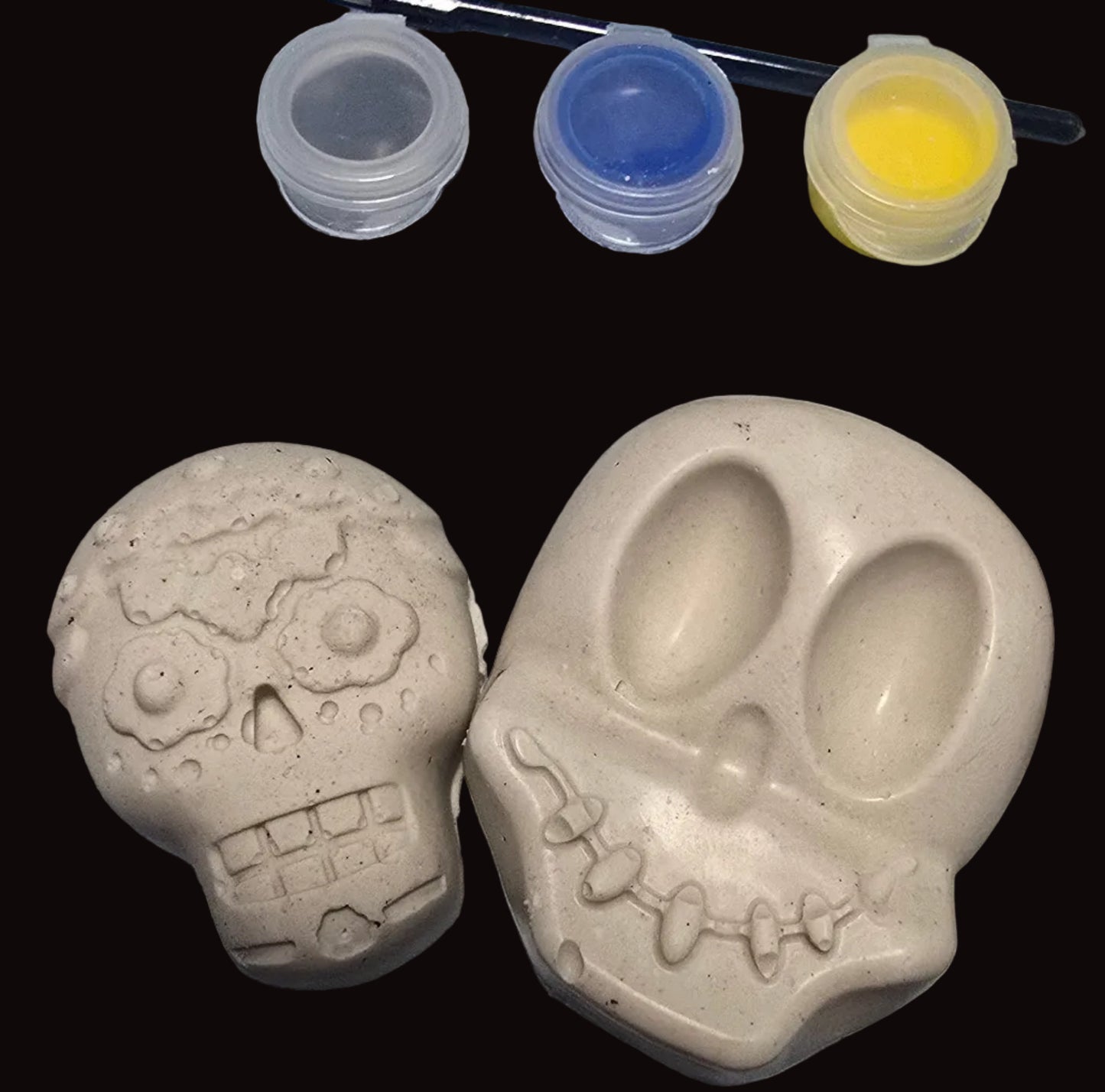 Skull plasters painting kits