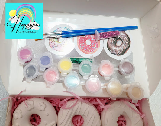 Girl gift pack  Plaster Painting donuts cake candy food  birthday favours gifts present gift set