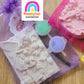 Fairy princess garden flower   Plaster painting Pary favour birthday gifts  kids art craft