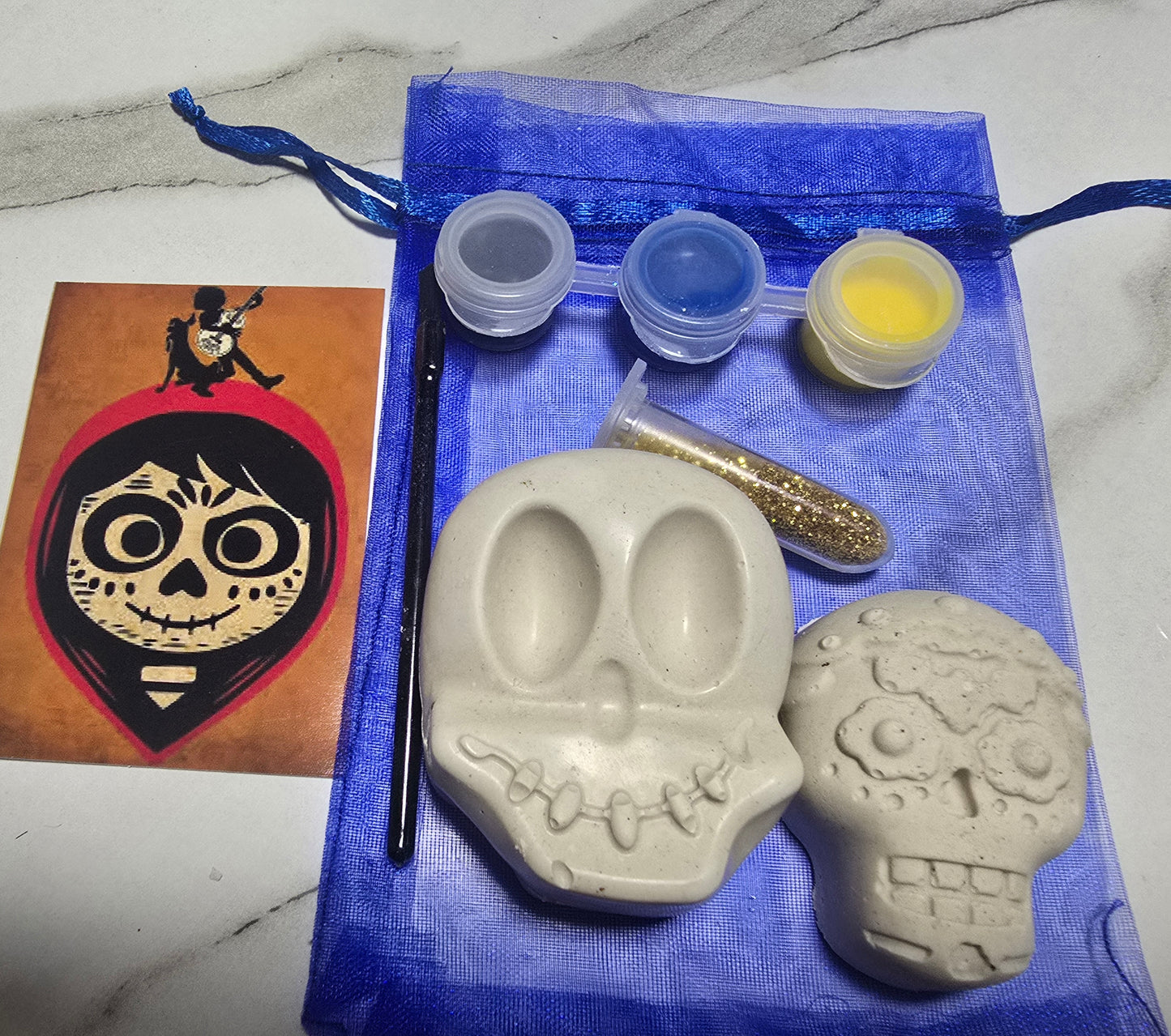 Skull plasters painting kits