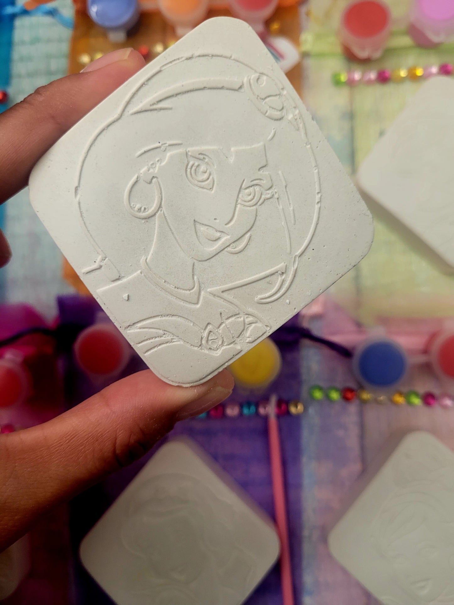 Disney  Princess Plaster Painting