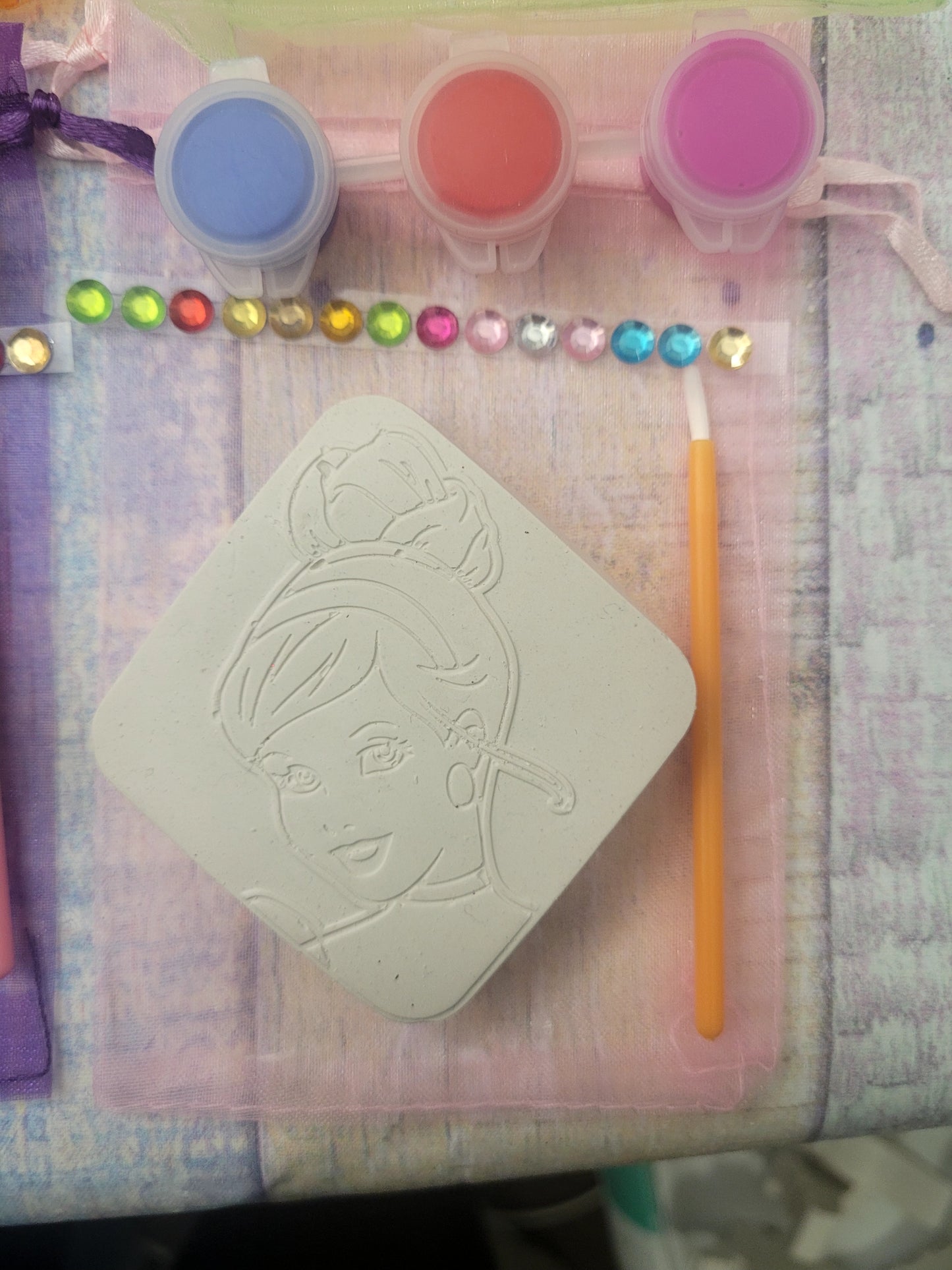 Disney  Princess Plaster Painting