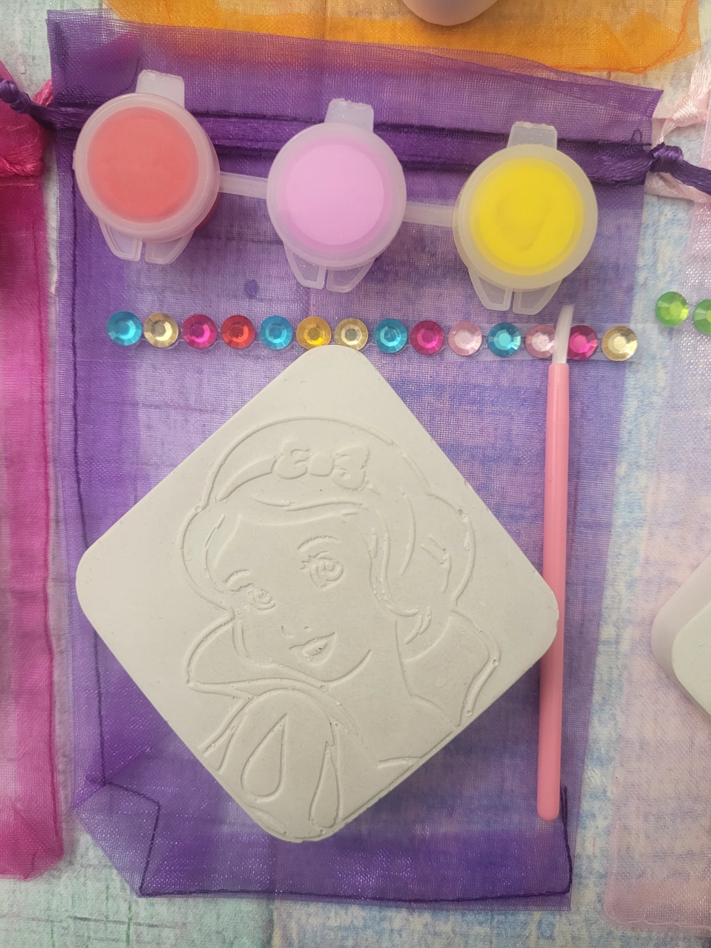 Disney  Princess Plaster Painting