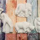 Cute mini  Jungle animals Plaster Painting