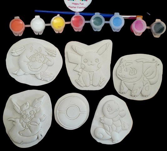 Pikachu Pokemon characters Plaster Painting cartoon kids gifts box