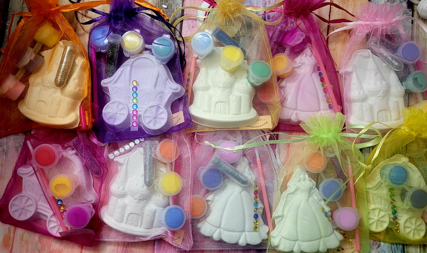 Princess  Castle Plaster Painting Party Favour