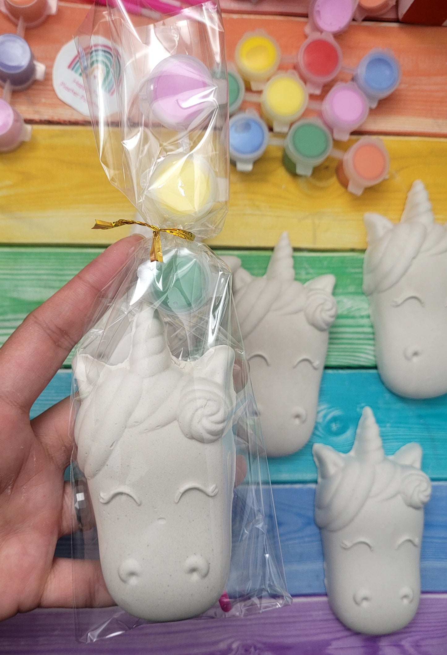 Unicorn Plaster Painting party favours kids birthday gifts art craft