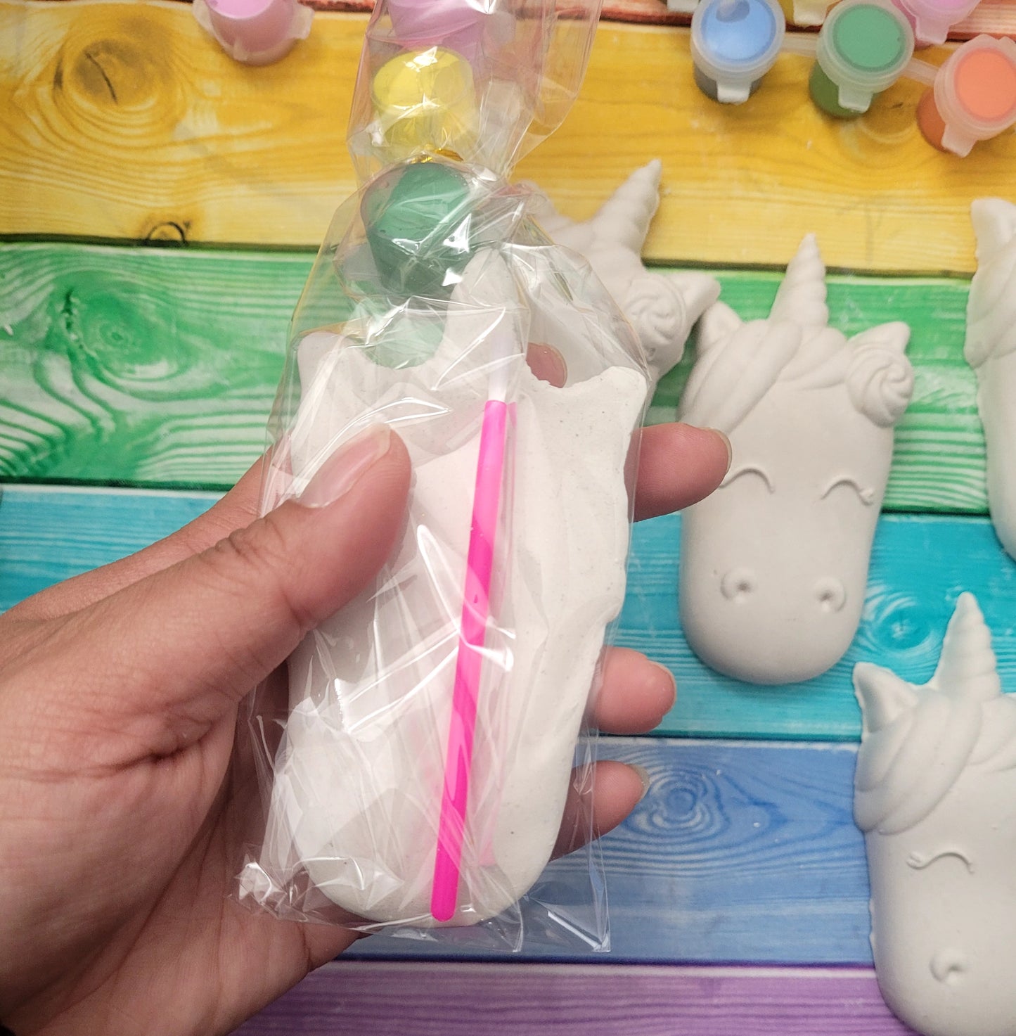 Unicorn Plaster Painting party favours kids birthday gifts art craft