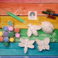 Butterfly animals ladybug dragon fly animal plaster Painting for girl