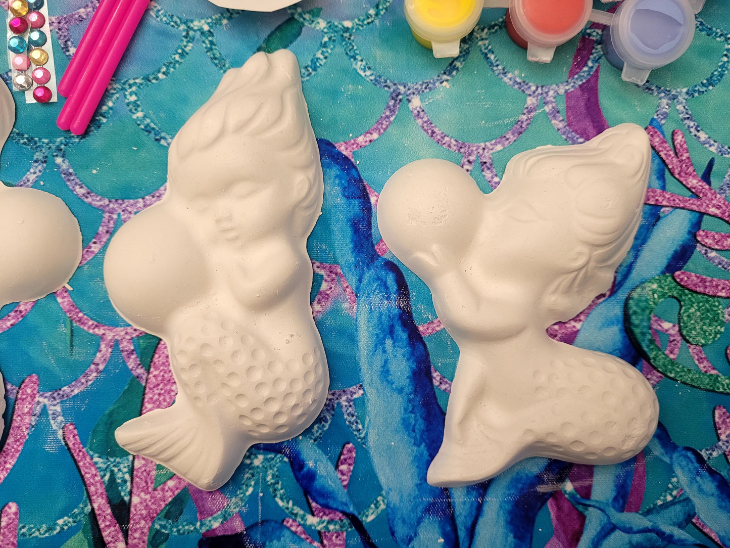 Mermaid Plaster Painting Party favor