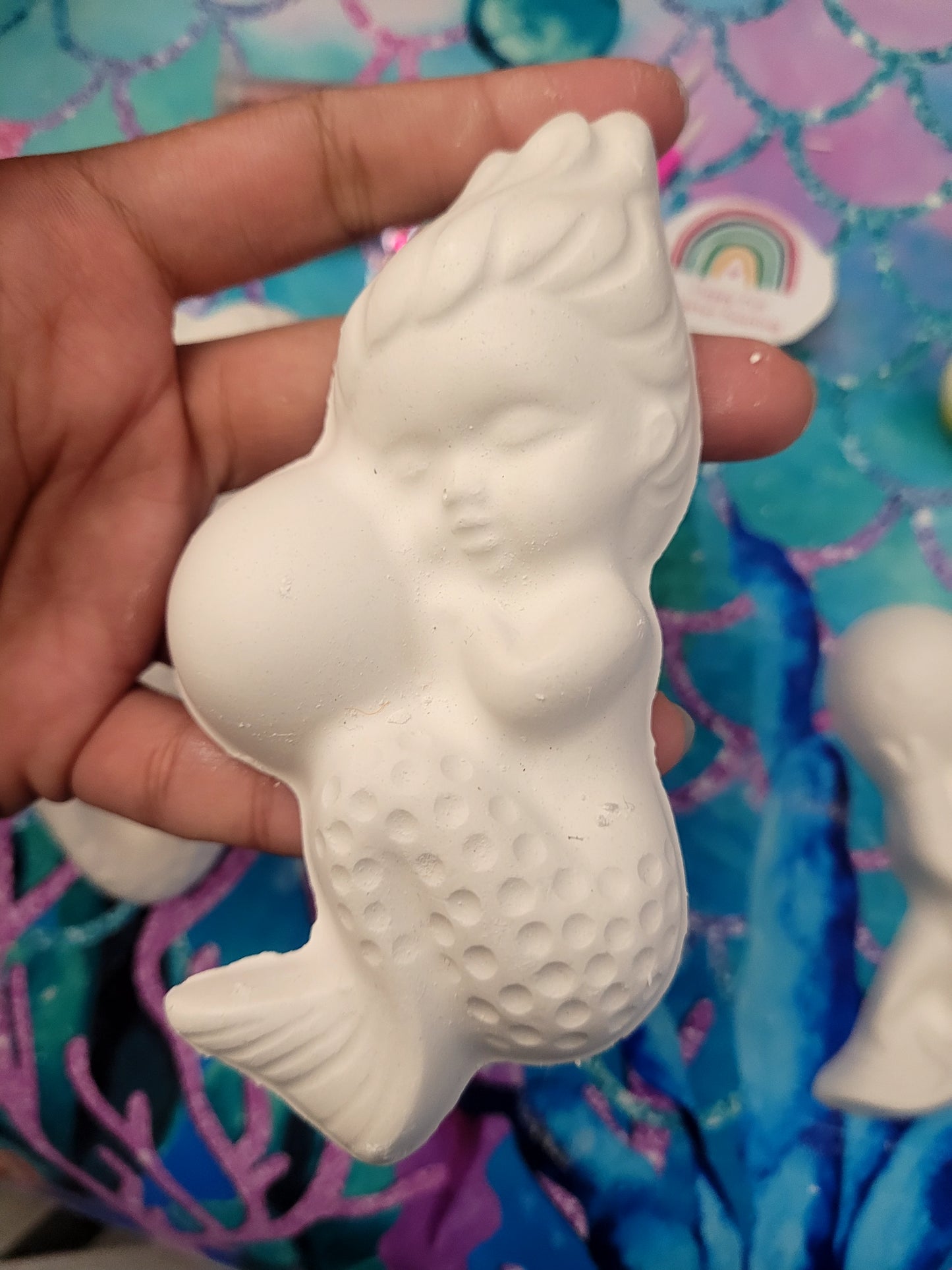 Mermaid Plaster Painting Party favor