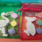 Birds jungle  animals Plaster Painting party favors