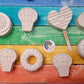 Bulk sweet Candy donuts food cupcake    Plaster Painting party favours favors birthday gifts
