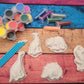 Mini  Dinosaurs Plaster Painting  Party favours