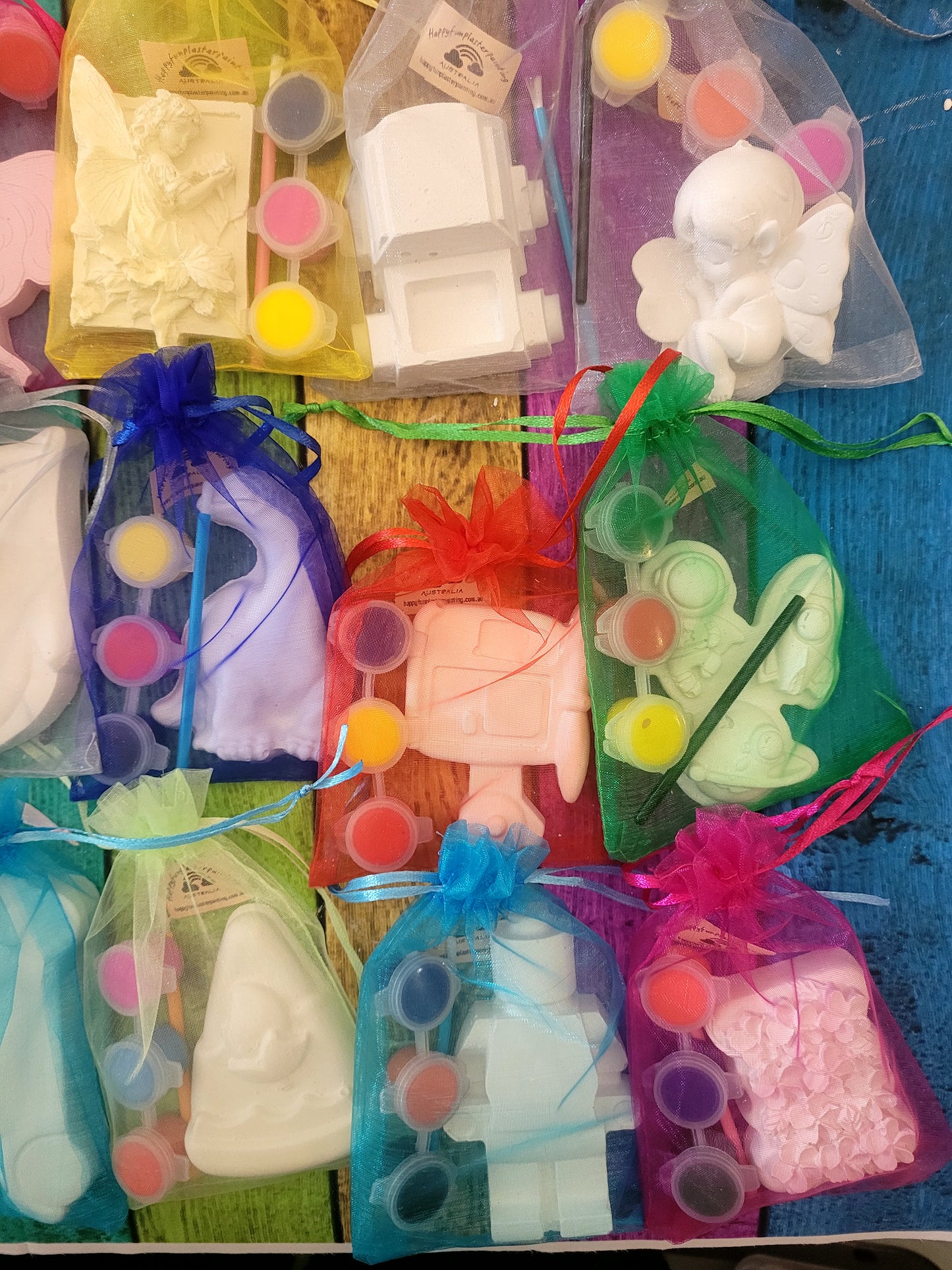 Bulk MIX design plaster Painting party favours favors birthday gifts