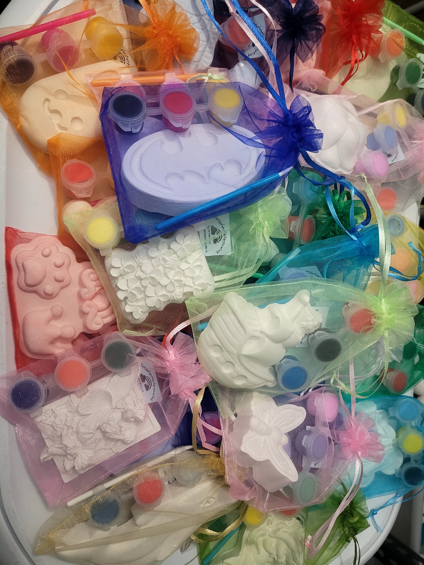 Bulk MIX design plaster Painting party favours favors birthday gifts