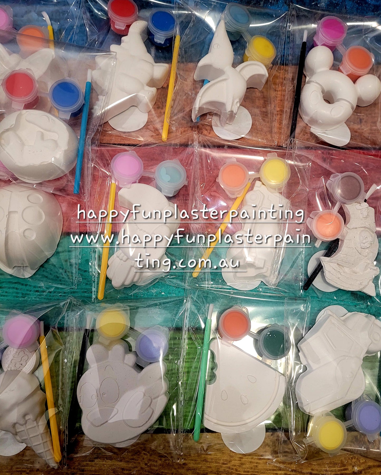 mix design  Plaster painting party favours