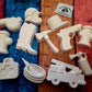 Fireman fire flighter fire Vehicles Car Truck Plaster Painting for party favour favora