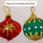 Christmas ornament plasters packs  Plaster painting