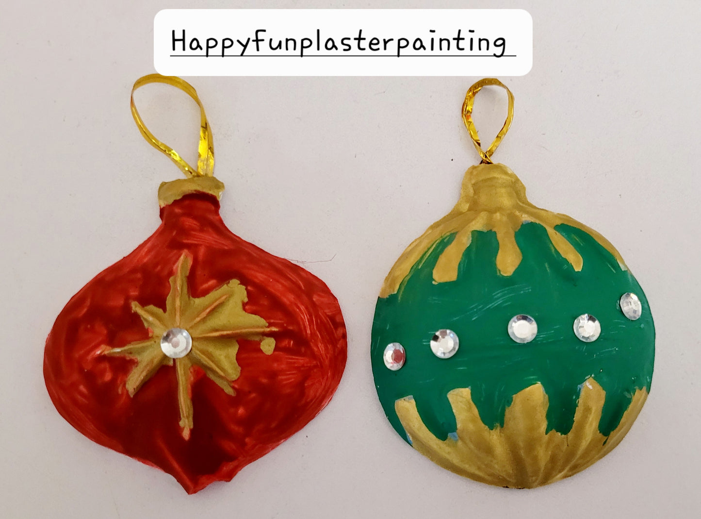 Christmas ornament plasters packs  Plaster painting