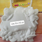Paint your own Name plate door hanger buttetfly Fairy princess  Plaster painting